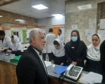 حضور سرزده ی استاندار لرستان در بیمارستان شهید رحیمی خرم آباد