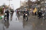 رژه موتوری بسیجیان در روز 22 بهمن 